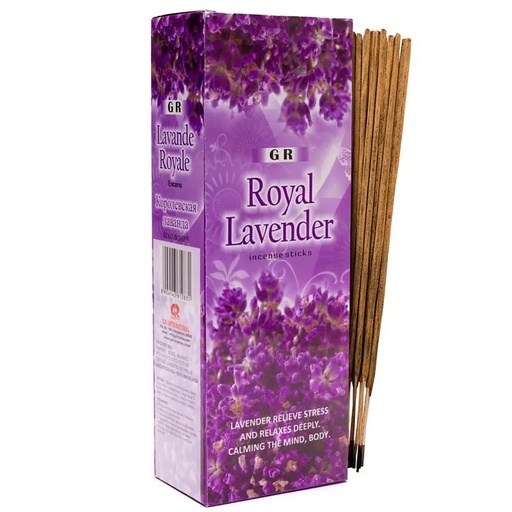 [8904143610831] Encens Lavender en boite hexagonale | 20 g