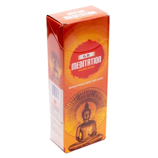 [8904143612675] Encens Meditation en boite hexagonale -- 20 g