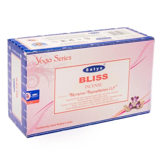 [8904234401737] Encens Satya Nag Champa Bliss -- 15 g