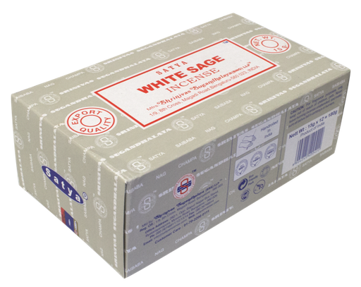 [8904245400422] Encens Satya Sauge Blanche -- 15 g
