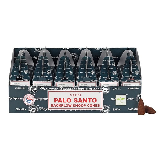 [8904245403065] Cônes d'encens à refoulement Palo Santo | 75 g