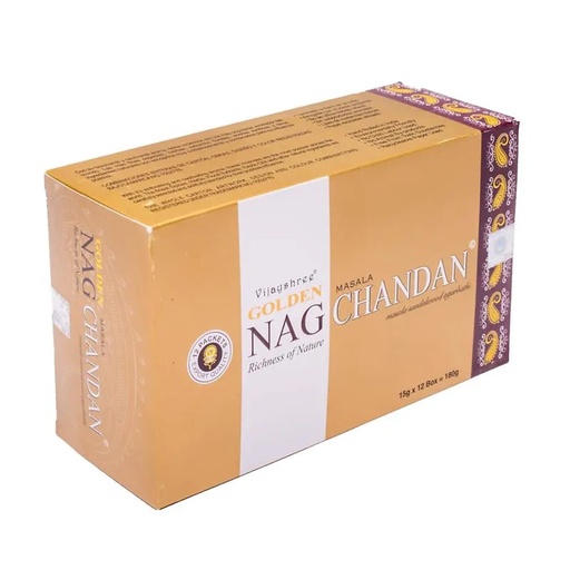 [8906022930078] Encens  Golden Nag Chandan | 15 g