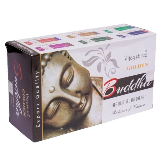 [8906022930498] Encens Golden Bouddha -- 15 g