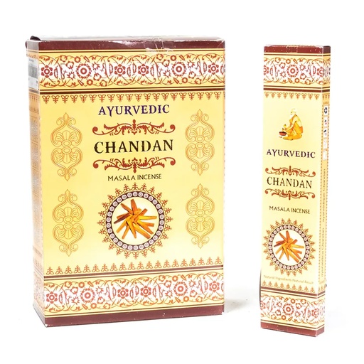 [8906038340960] Encens Ayurveda masala Chandan | 10 g
