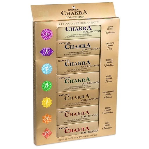 [8906038342018] Collection d'encens 7 chakra | 15 g