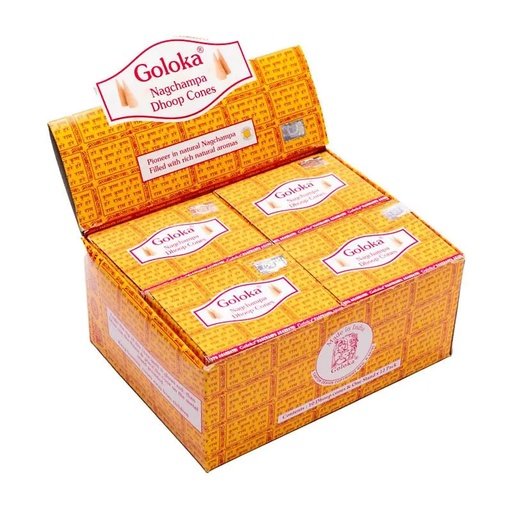 [8906051431126] Cônes d'encens Dhoop Goloka Nagchampa | 20 g