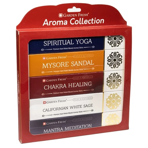 [8906074795199] Encens naturel masala coffret cadeau -- 168 g