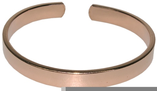 [0766194184710] Bracelet cuivre Forme jonc plat Grand modèle
