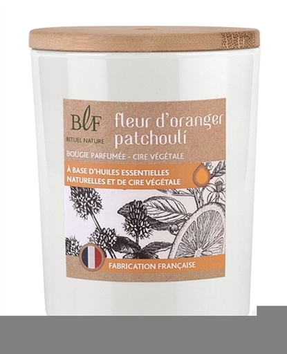 [3023673921226] Bougie parfumée en Cire végétale Fleur d'oranger Patchouli