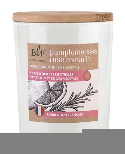 [3023673921257] Bougie parfumée en Cire végétale Pamplemousse rose Romarin