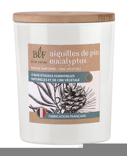 [3023673921264] Bougie parfumée en Cire végétale Aiguilles de pin Eucalyptus