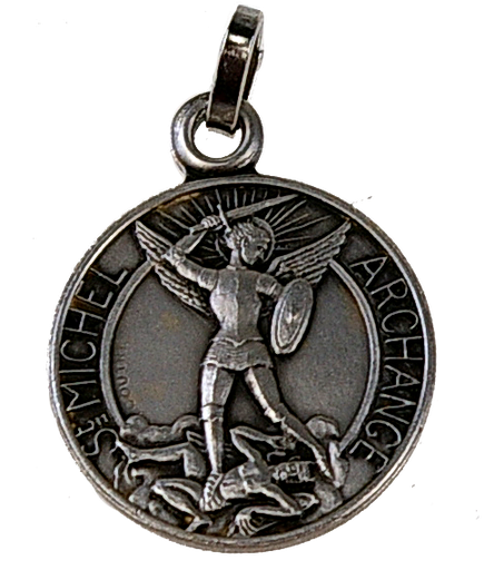 [3602200170964] Médaille St Michel - Métal Argenté