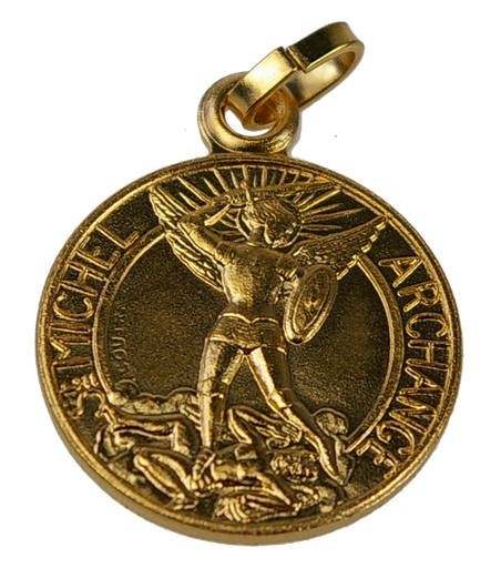 [3602200171008] Médaille St Michel - Métal Doré