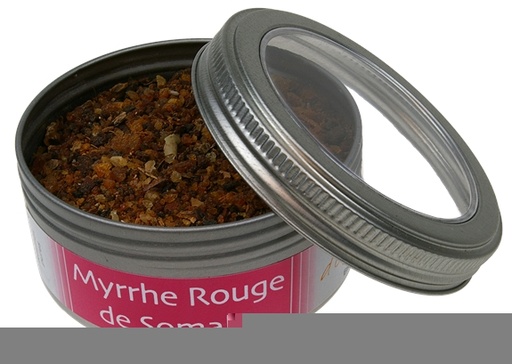 [3660341012239] Encens Myrrhe Rouge de Somalie Résine naturelle Boîte 100 g