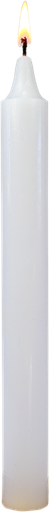 [3660341051863] Bougie Teintée Masse - Coloris Blanc