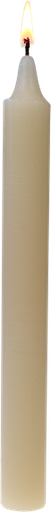 [3660341051870] Bougie Teintée Masse - Coloris Ivoire