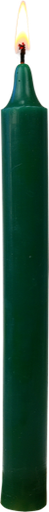 [3660341052020] Bougie Teintée Masse - Coloris Vert Sapin