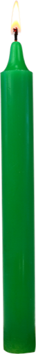 [3660341052044] Bougie Teintée Masse - Coloris Vert Vif