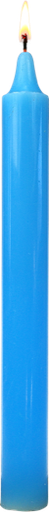 [3660341052082] Bougie Teintée Masse - Coloris Bleu Ciel