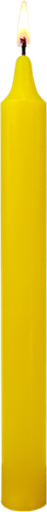 [3660341052129] Bougie Teintée Masse - Coloris Jaune Vif