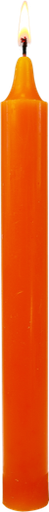 [3660341052143] Bougie Teintée Masse - Coloris Orange