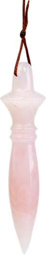 [3660341074947] Pendule Thot en Quartz Rose