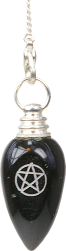 [3660341161098] Pendule Onyx Pentagramme