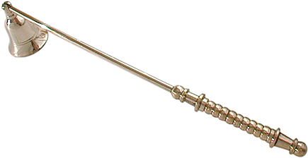 [3660341228807] Eteignoir laiton manche travaillé