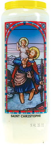 [3660341248737] Neuvaine vitrail : Saint Christophe