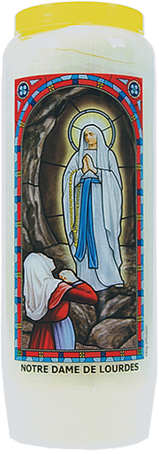 [3660341248782] Neuvaine vitrail : Notre Dame de Lourdes