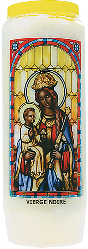 [3660341248867] Neuvaine vitrail : Vierge noire
