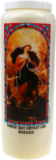 [3660341248881] Neuvaine vitrail : Marie qui défait les noeuds