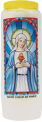 [3660341248898] Neuvaine vitrail : Sacré coeur de Marie