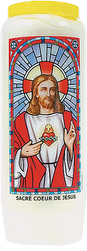 [3660341248904] Neuvaine vitrail : Sacré coeur de Jésus