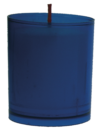 [3660341254318] Veilleuse Votive Bleue - 30 Heures