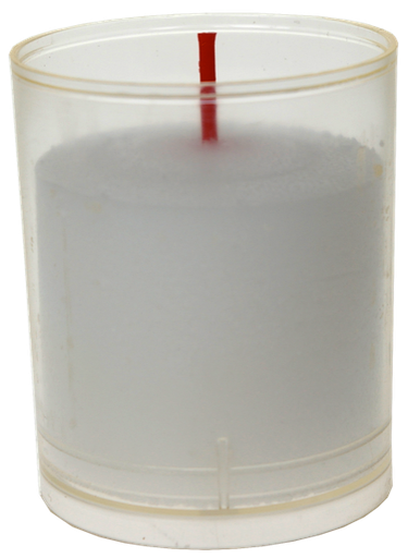 [3660341254325] Veilleuse Votive Blanche - 30 Heures