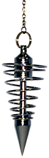 [3660341271438] Pendule Spirale Chromé Grand Modèle