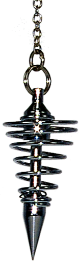 [3660341271445] Pendule Spirale Chromé Petit Modèle