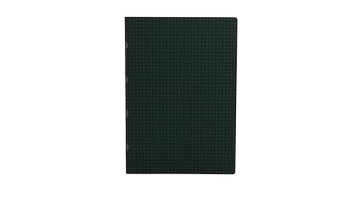 [9781439791639] Paper-Oh - Noir sur Gris / Noir sur Gris - A4 - Non ligné