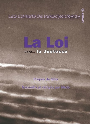[3660341286593] La loi vers... La justesse - Livret 5
