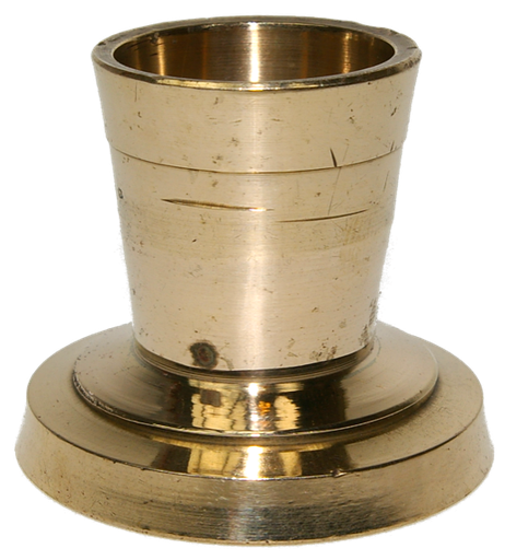 [3660341294727] Porte bougie laiton doré