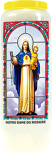 [3660341295373] Neuvaine vitrail : Notre Dame du Rosaire