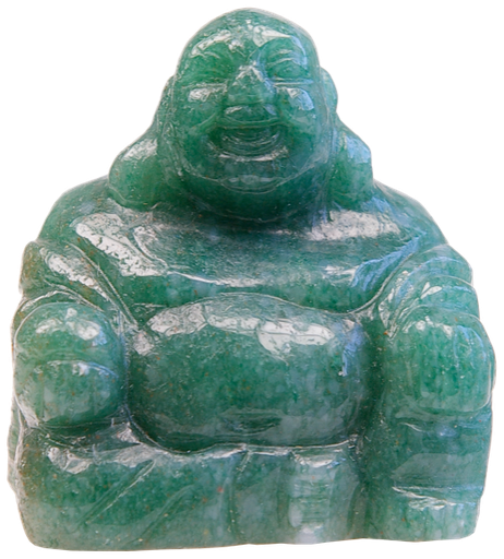 [3660341322628] Bouddha Rieur Assis 4 cm - Aventurine