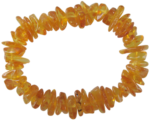 [3660341347928] Bracelet Ambre Jaune miel Chips