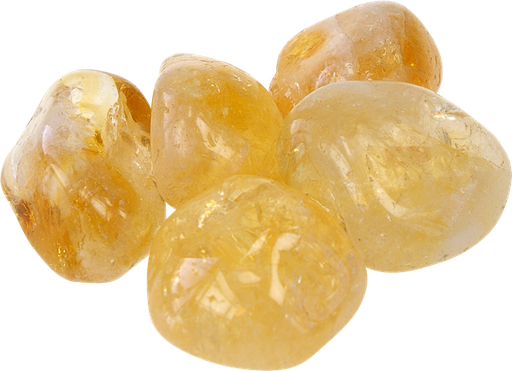 [3660341400173] Pierres Roulées - Citrine (Améthyste Chauffée) - Sachet 500 grs