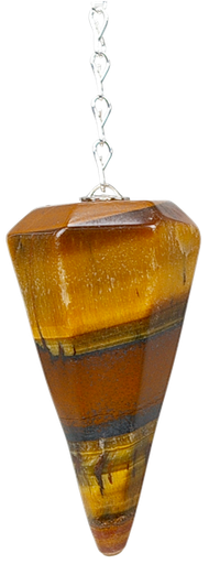 [3660341400289] Pendule à Facettes Oeil de Tigre