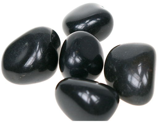 [3660341403648] Pierres Roulées - Agate Noire - Sachet 500 grs.