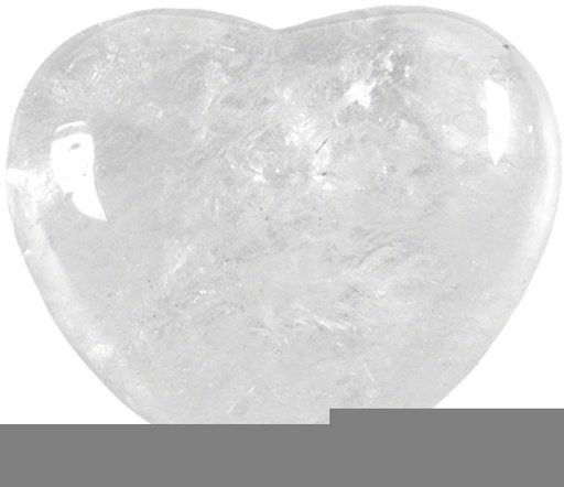 [3660341404348] Cœur Cristal de Roche 4,5 cm