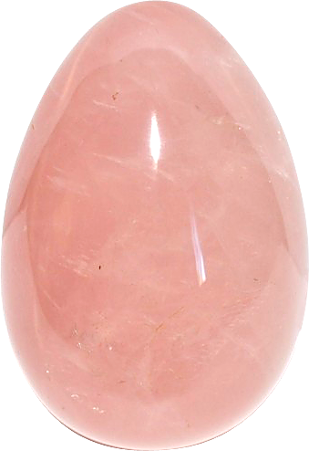 [3660341404638] Oeuf Quartz rose - Pièce de 30 x 45 mm