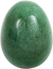 [3660341404676] Oeuf Aventurine verte - Pièce de 30 x 45 mm
